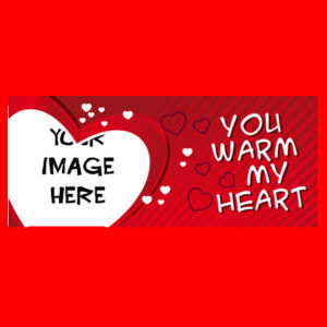 Customisable - You Warm My Heart  - Two Tone Mug Design