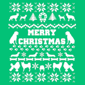 Doggy Christmas - Softstyle™ adult ringspun t-shirt Design