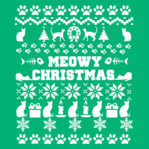 Meowy Christmas - College hoodie Design