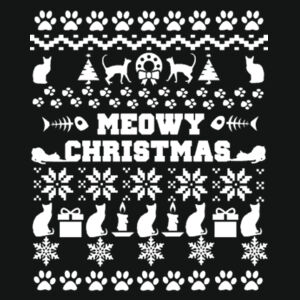 Meowy Christmas - Varsity Hoodie Design
