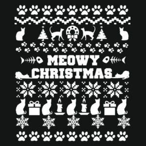 Meowy Christmas - Kid's Varsity Hoodie Design