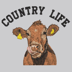 Country Life - Cow Design  - Varsity Hoodie Design