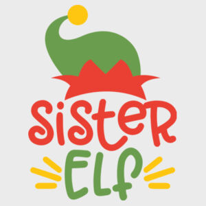 Sister Elf - Softstyle™ youth ringspun t-shirt Design