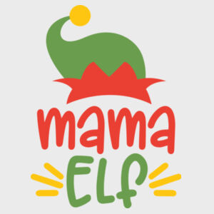 Mama Elf - Softstyle™ women's ringspun t-shirt Design