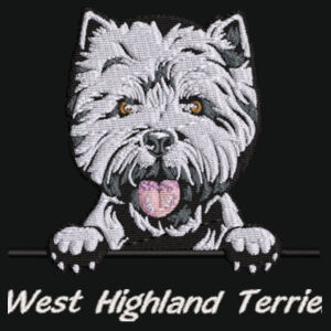 Customisable - West Highland Terrier - Varsity Zoodie Design