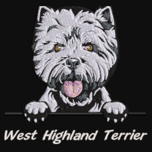 Customisable - West Highland Terrier - Varsity Hoodie Design