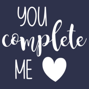 You Complete Me - Softstyle™ adult ringspun t-shirt Design