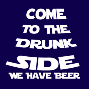 Come to drunk side  - Varsity Hoodie Design