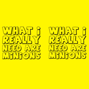 I Need Minions  - Two Tone Mug Design