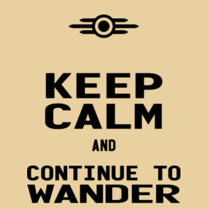 Keep Calm and Continue to Wander  - College hoodie Design