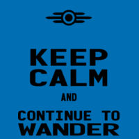 Keep Calm and Continue to Wander  - Varsity Hoodie Design