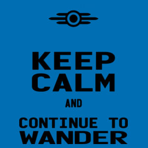Keep Calm and Continue to Wander  - Varsity Hoodie Design