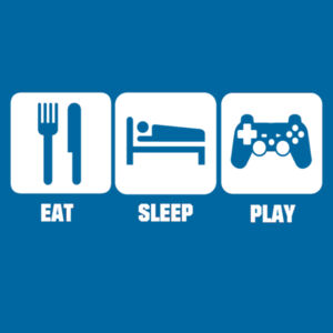 Eat, Sleep, Play Playstation - Softstyle™ adult ringspun t-shirt Design