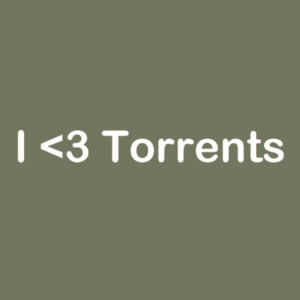 I heart torrents - Softstyle™ adult ringspun t-shirt Design