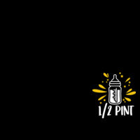 Pint and Half Pint - Matching adult and baby tees Design