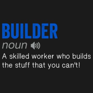Builder Definition - AWDis sweatshirt. Design