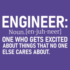 Engineer – One Who Gets Excited About Things No One Else Cares About - AWDis sweatshirt. Design