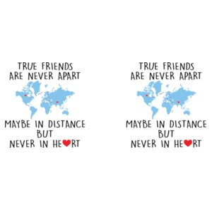 True Friends Are Never Apart - Mug - Ceramic 11oz Design