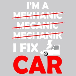 I Fix Car - Varsity hoodie Design