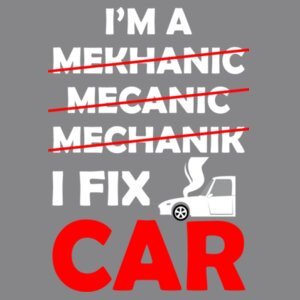 I Fix Car - College hoodie Design