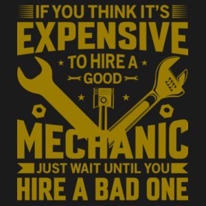 If you think its expensive to hire a good mechanic - AWDis sweatshirt. Design