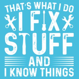 I Fix Stuff - Varsity hoodie Design