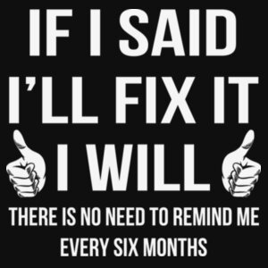 If I said I'll fix it I will - Varsity hoodie Design