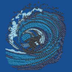 Surfer on wave - Vintage snapback trucker Design