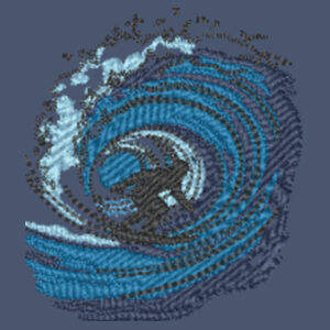 Surfer on wave - Urbanwear 5-panel snapback Design