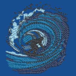 Surfer on wave - Ultimate 5-panel cap - sandwich peak Design