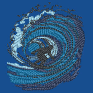 Surfer on wave - Ultimate 5-panel cap - sandwich peak Design