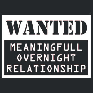Wanted - Meaningfull overnight relationship Design