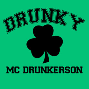 Drunky Mc Drunkerson - Heavy Cotton 100% Cotton T Shirt Design