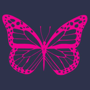 Butterfly - Softstyle™ women's v-neck t-shirt Design