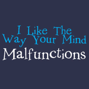 Mind Malfunctions - Heavy Cotton 100% Cotton T Shirt Design