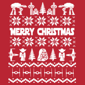 Star Wars Christmas Jumper - Heavy blend™ adult crew neck sweatshirt Design