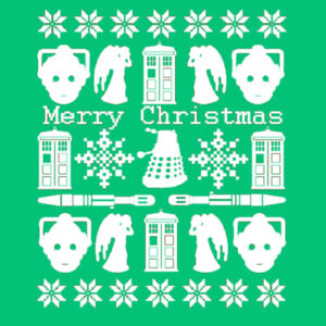 Doctor Who Christmas Jumper - Heavy blend™ adult crew neck sweatshirt Design