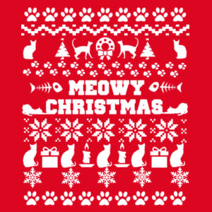 Meowy Christmas - Heavy blend™ adult crew neck sweatshirt Design