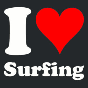 I Heart Surfing  - Softstyle™ women's tank top Design