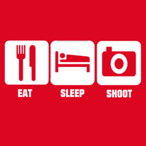 Eat, Sleep, Shoot - Softstyle™ v-neck t-shirt Design