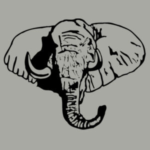 Elephant - Heavy Cotton 100% Cotton T Shirt Design