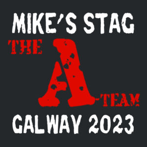 The A Team Customisable Stag T-shirt - Softstyle™ adult ringspun t-shirt Design
