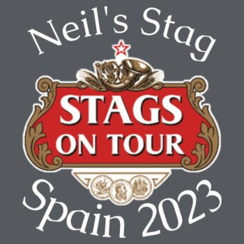 Stag's on Tour Customisable   - Softstyle™ adult ringspun t-shirt Design