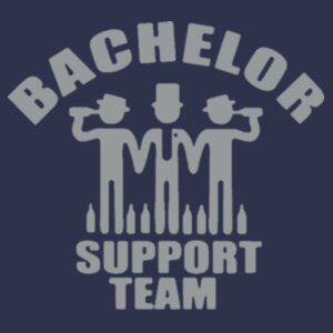 Bachelor Support Team Customisable - Softstyle™ adult ringspun t-shirt Design