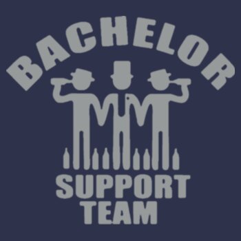 Bachelor Support Team Customisable - Softstyle™ adult ringspun t-shirt Design