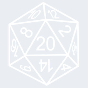 D20 Dice  - Softstyle™ women's v-neck t-shirt Design