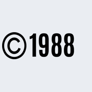 Customisable Copyright Birthdate Design