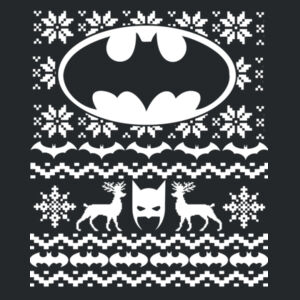 Batman Christmas Jumper - Heavy Blend™ youth crew neck sweatshirt Design