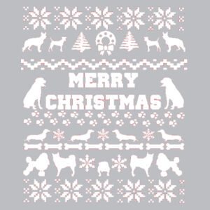 Doggy Christmas - Heavy Blend™ youth crew neck sweatshirt Design