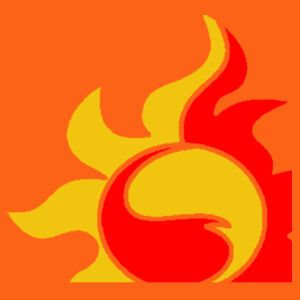 My Little Pony Sunset Shimmer Cutie Mark - HeavyBlend™ adult hooded sweatshirt Design